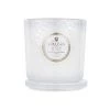 Voluspa Suede Blanc Luxe Candle