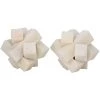 Noir White Marble Cube Puzzle Object Accessories