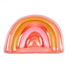 Sunnylife Outdoor + Summer Picks Lie On Rainbow Inflatable Float