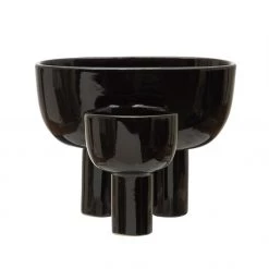 Bloomingville Vases + Pots + Planters Sections Black Planter