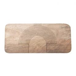 Bloomingville Engraved Mango Wood Cutting Board