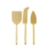 Be Home Matte Gold Cheese Set