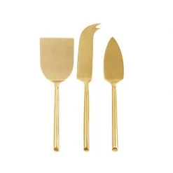 Be Home Matte Gold Cheese Set