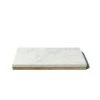 Be Home White Marble & Wood Reversible Rectangular Board Boards