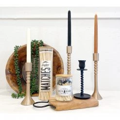 Market Made Co. Matches + Candle Accessories White Fireplace Apothecary Matches