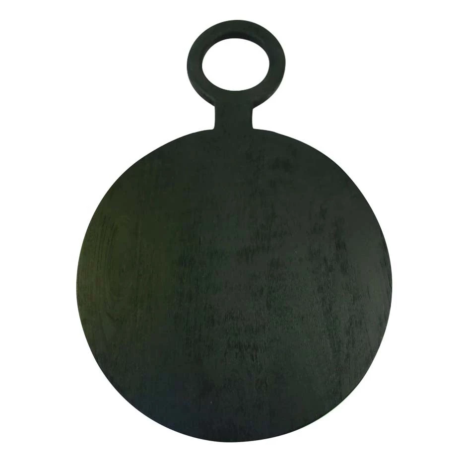 Be Home Boards Black Mango Wood Round Board
