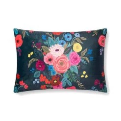 Loloi Rugs Throws + Bedding + Pillows Midnight Floral Pillow