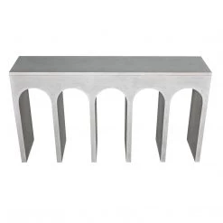 Noir Bridge Whitewash Console