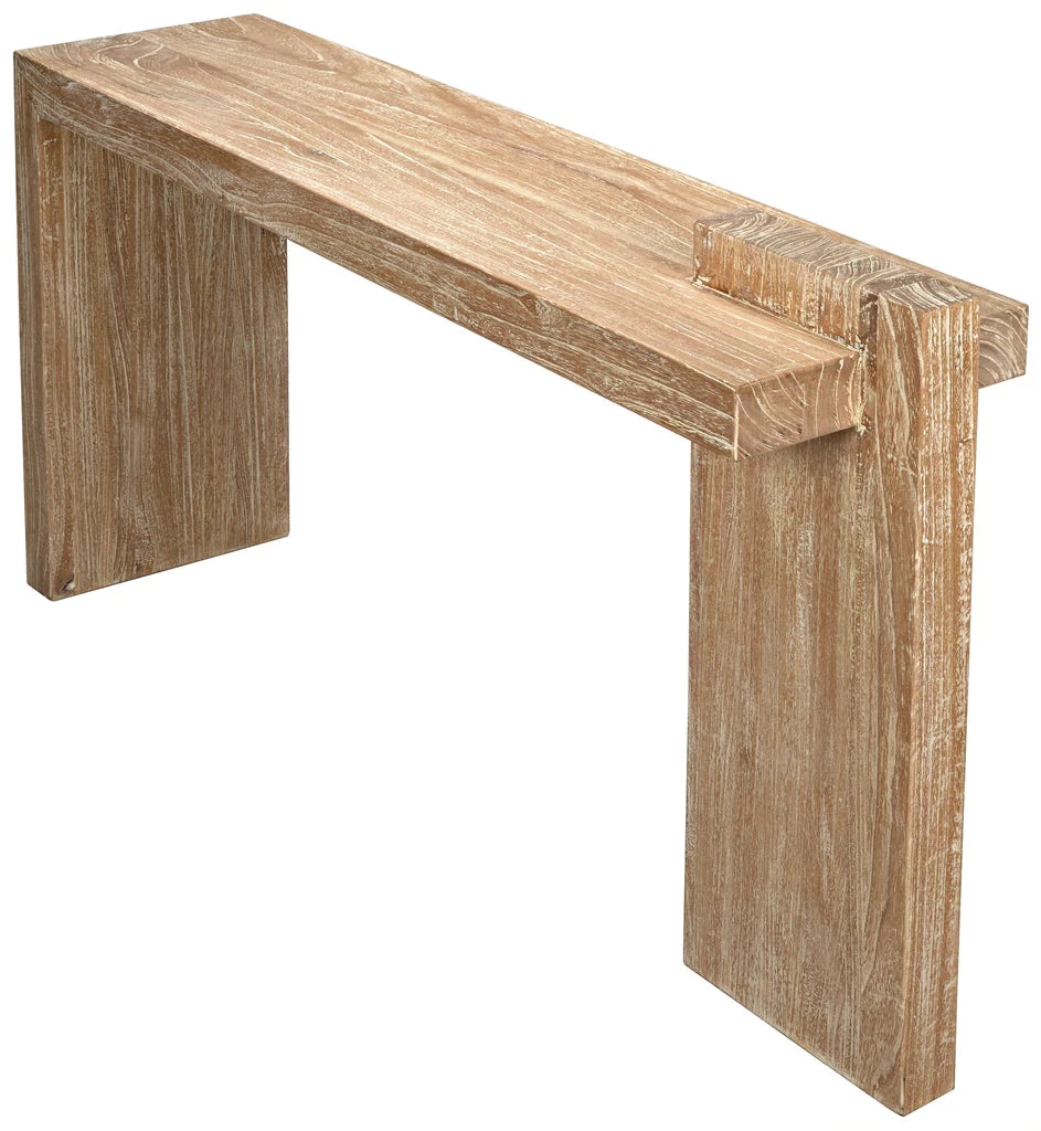 Noir Tables Hammond Distressed Mindi Console