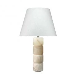 Jamie Young Veneto Brown Alabaster Table Lamp