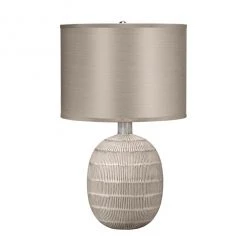 Jaime Young Lighting Prairie Beige & Off White Table Lamp