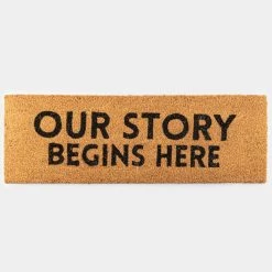 Santa Barbara Design Studio Our Story Begins Here Doormat