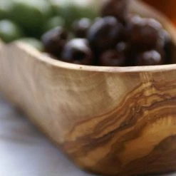 Be Home Olive Wood Oval Dish