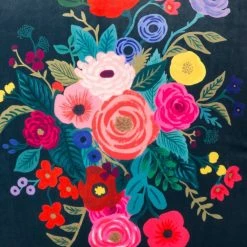 Loloi Rugs Throws + Bedding + Pillows Midnight Floral Pillow