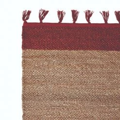 Tag Lalla Jute Border Stripe Rug