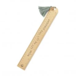 Designworks Inc Let Me Get This Straight Tassel & Charm Ruler Books + Stationary + Games