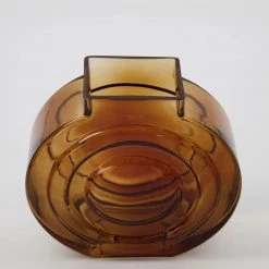 Society Of Lifestyle Retro Amber Vase Vases + Pots + Planters