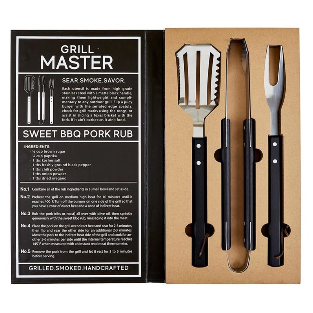 Santa Barbara Design Studio Servingware + Utensils BBQ Tools Book Set