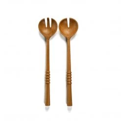 Zodax Kenya All Wood Serving Set Servingware + Utensils