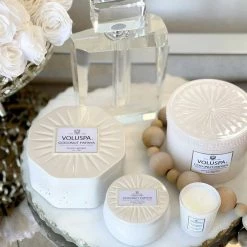 Voluspa Coconut Papaya Mini Tin Candle