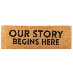 Santa Barbara Design Studio Our Story Begins Here Doormat