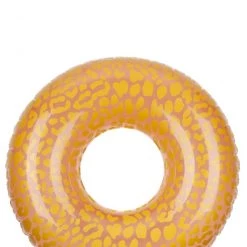 Sunnylife Outdoor + Summer Picks Pink Leopard Pool Ring