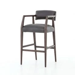 Swoon Home Tyler Ebony Counter Stool