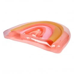 Sunnylife Outdoor + Summer Picks Lie On Rainbow Inflatable Float